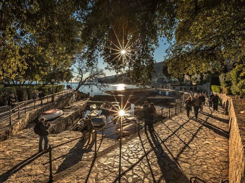 Opatija's small harbour